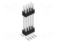 Connector: pin strips; pin header; male; PIN: 8; SMT; 1.5A; 125V FISCHER ELEKTRONIK