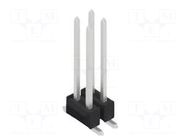 Connector: pin strips; pin header; male; PIN: 4; SMT; 3A; 250V; 2x2 FISCHER ELEKTRONIK