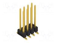 Connector: pin strips; pin header; male; PIN: 8; SL 11 SMD; 3A; 250V FISCHER ELEKTRONIK
