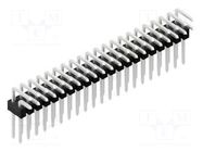 Connector: pin strips; pin header; male; PIN: 42; THT; 3A; 250V; 2x21 FISCHER ELEKTRONIK