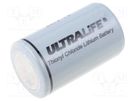 Battery: lithium; 3.6V; 1/2AA; 1200mAh; non-rechargeable ULTRALIFE