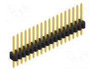 Connector: pin strips; pin header; male; PIN: 18; SLVW 1; 1.5A; 125V FISCHER ELEKTRONIK