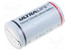 Battery: lithium; 3.6V; C; 6500mAh; Ø26.2x50mm; soldering lugs ULTRALIFE