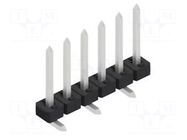 Connector: pin strips; pin header; male; PIN: 6; 3A; 100V; SMT; 2mm FISCHER ELEKTRONIK