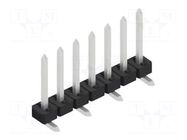 Connector: pin strips; pin header; male; PIN: 7; 3A; 100V; SMT; 2mm FISCHER ELEKTRONIK