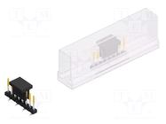 Connector: pin strips; pin header; male; PIN: 8; 3A; 100V; SMT; 2mm FISCHER ELEKTRONIK