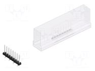 Connector: pin strips; pin header; male; PIN: 8; 3A; 100V; SMT; 2mm FISCHER ELEKTRONIK