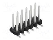 Connector: pin strips; pin header; male; PIN: 12; 3A; 100V; SMT; 2mm FISCHER ELEKTRONIK