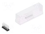 Connector: pin strips; pin header; male; PIN: 12; 3A; 100V; SMT; 2mm FISCHER ELEKTRONIK