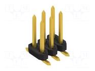 Connector: pin strips; pin header; male; PIN: 6; 3A; 100V; SMT; 2mm FISCHER ELEKTRONIK