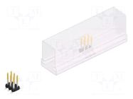 Connector: pin strips; pin header; male; PIN: 6; 3A; 100V; SMT; 2mm FISCHER ELEKTRONIK