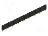 Connector: pin strips; socket; female; PIN: 36; THT; 3A; 125V; BL 1 FISCHER ELEKTRONIK