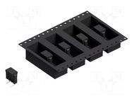 Connector: pin strips; socket; female; PIN: 4; SMT; 3A; 150V; 2.54mm FISCHER ELEKTRONIK