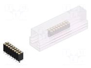 Connector: pin strips; socket; female; PIN: 16; BL 16 SMD; 3A; 150V FISCHER ELEKTRONIK