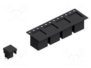 Connector: pin strips; socket; female; PIN: 4; SMT; 3A; 150V; 2.54mm FISCHER ELEKTRONIK
