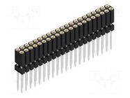 Connector: pin strips; socket; female; PIN: 42; BL 19; 3A; 150V; THT FISCHER ELEKTRONIK