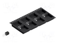 Connector: pin strips; socket; female; PIN: 4; SMT; 3A; 150V; 2.54mm FISCHER ELEKTRONIK