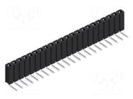 Connector: pin strips; socket; female; PIN: 22; BL 3; 3A; 125V; THT FISCHER ELEKTRONIK
