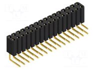 Connector: pin strips; socket; female; PIN: 32; BL 4; 3A; 125V; THT FISCHER ELEKTRONIK