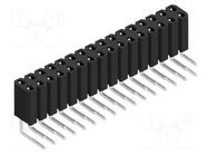 Connector: pin strips; socket; female; PIN: 32; BL 4; 3A; 125V; THT FISCHER ELEKTRONIK