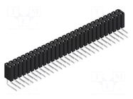 Connector: pin strips; socket; female; PIN: 56; BL 4; 3A; 125V; THT FISCHER ELEKTRONIK