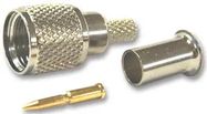 RF CONN, M-UHF PLUG, 50 OHM CRIMP