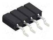 Connector: pin strips; socket; female; PIN: 4; SMT; 3A; 125V; 2.54mm FISCHER ELEKTRONIK