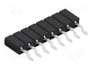 Connector: pin strips; socket; female; PIN: 8; BL LP 7 SMD; 3A; 125V FISCHER ELEKTRONIK