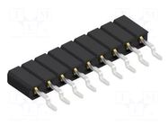 Connector: pin strips; socket; female; PIN: 9; BL LP 7 SMD; 3A; 125V FISCHER ELEKTRONIK