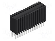 Connector: pin strips; socket; female; PIN: 28; BLM KG 2; 1.5A; 125V FISCHER ELEKTRONIK