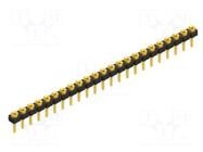 Connector: pin strips; socket; female; PIN: 23; 1.5A; 60V; straight FISCHER ELEKTRONIK