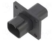 Connector,; socket; male; PIN: 4; DT; Type: w/o contacts DEUTSCH