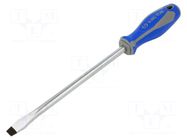 Screwdriver; slot; 10x1.6mm; Blade length: 200mm KING TONY