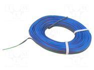 Wire: ribbon; FBK Toy; 3x0.14mm2; stranded; Cu; PVC; red,blue,green DONAU ELEKTRONIK