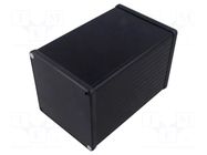 Enclosure: with panel; 1455; X: 104.5mm; Y: 160mm; Z: 104.5mm; black HAMMOND
