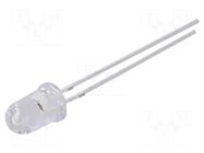 IR transmitter; 5mm; 770÷790nm; transparent; P opt: 80÷90mW; 15° OPTOSUPPLY
