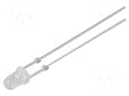 LED; orange; 3mm; 4200÷5800mcd; 30°; Front: convex; 2.1÷2.6VDC; 78mW OPTOSUPPLY