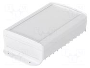 Enclosure: desktop; BoVersa; X: 140mm; Y: 258mm; Z: 66mm; white BOPLA