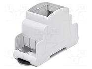 Enclosure: for DIN rail mounting; No.of mod: 2 ELBAG