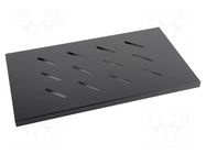Shelf; 1U; black; Standard: 19" LANBERG