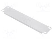 Stopper; 1U; grey; Standard: 10" LANBERG