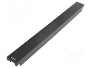 Stopper; 1U; black; Standard: 19" LANBERG