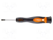 Screwdriver; precision; slot; SL 3; 50mm NEO TOOLS
