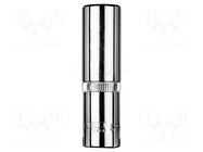 Socket; 6-angles,socket spanner; HEX 12mm; 3/8"; long NEO TOOLS