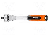 Rattle; 1/2"; pivoting; 360mm; Teeth: 72 NEO TOOLS