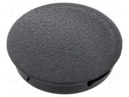Stopper; H: 6.4mm; push-in,snap-fastener; Flange dia: 24.6mm ESSENTRA