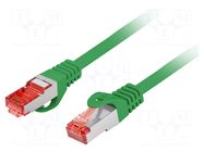 Patch cord; RJ45 plug,both sides; S/FTP; 6; stranded; Cu; LSZH LANBERG