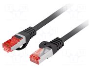 Patch cord; RJ45 plug,both sides; S/FTP; 6; stranded; Cu; LSZH LANBERG