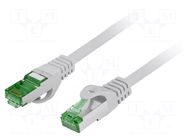Patch cord; RJ45 plug,both sides; S/FTP; 7; stranded; Cu; 20m; LSZH LANBERG