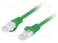 Patch cord; RJ45 plug,both sides; U/UTP; 6; stranded; Cu; LSZH LANBERG